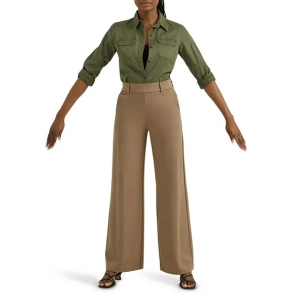 Lee® Women's Pull-On Comfort Waist A-Line Knit Pant - Picture 5 of 7